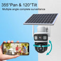 Camera 4G solaire Double 8MP