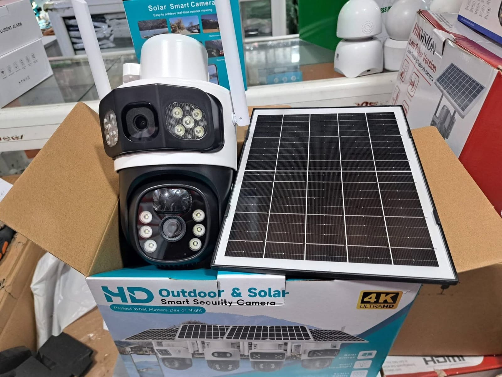Camera 4G solaire Double 8MP