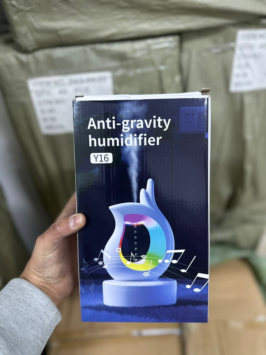 humidificateur à ultrasons "anti-gravité"