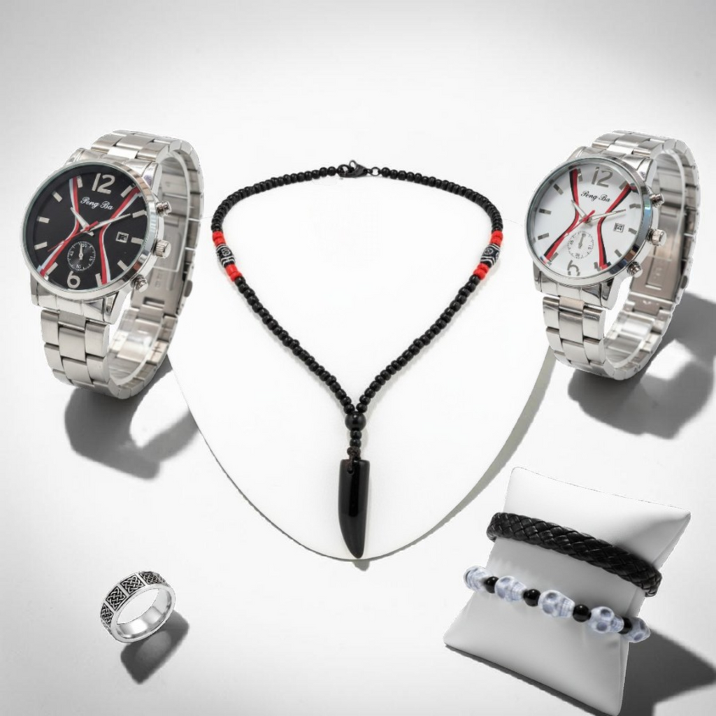 Pack 5 Pièces Montre et Accesoires MA018