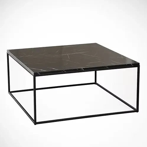 Table basse - Bois mdf - Acier - h x L x l ( 35 x 60 x 60) cm