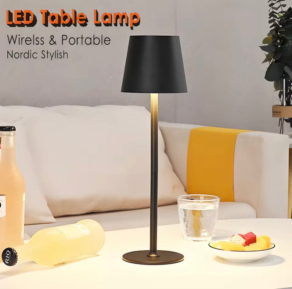 Lampe De Table Portables Sans Fil Rechargeable Avec Tactile